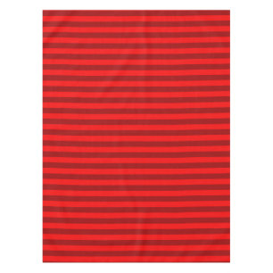 Nappe Design des rayures rouge et marron