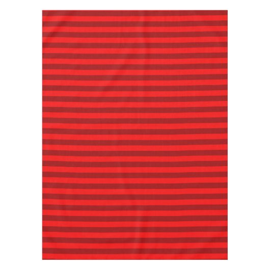 Nappe Design des rayures rouge et marron (Devant)