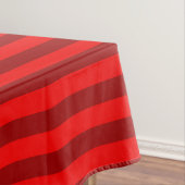 Nappe Design des rayures rouge et marron (In Situ)