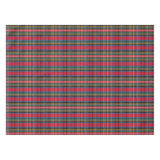 Nappe Design écossais rouge, bleu, vert (Devant (Horizontal))
