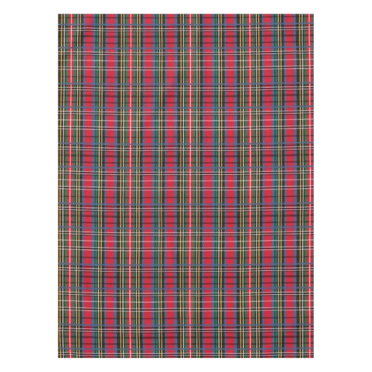 Nappe Design écossais rouge, bleu, vert (Devant)
