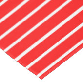 Nappe Design en bandes rouge et blanc (Angle)