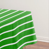 Nappe Design en Grandes Vertes et Blanches (In Situ)