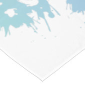 Nappe Design flamant peint à la main (Angle)