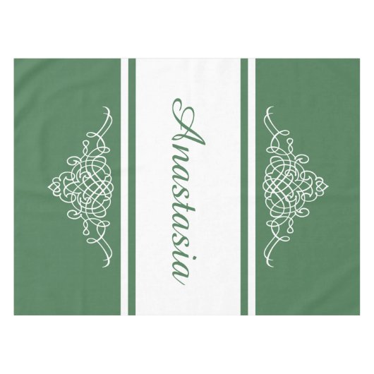 Nappe Design floral élégant (Devant (Horizontal))