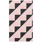 Nappe Design géométrique moderne Grilles d'or rose (Devant)