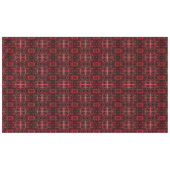Nappe Design géométrique rouge et noir (Devant (Horizontal))
