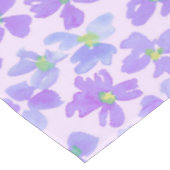 Nappe Design lilas de fleurs d'aquarelle violette (Angle)