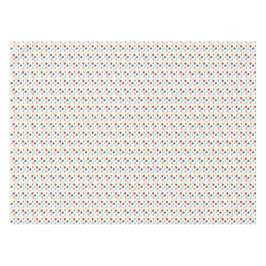 Nappe Design moderne à plat Vert Rouge Orange design3b (Devant (Horizontal))