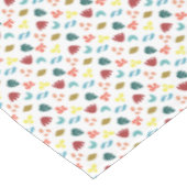 Nappe Design moderne à plat Vert Rouge Orange design3b (Angle)