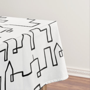 Nappe Design moderne peint Cityscape