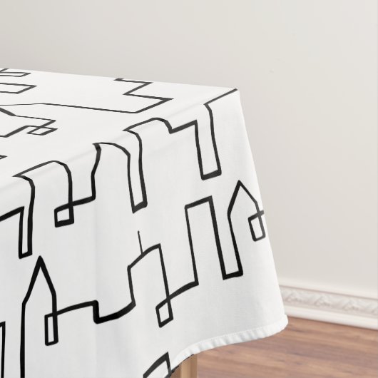 Nappe Design moderne peint Cityscape (In Situ)