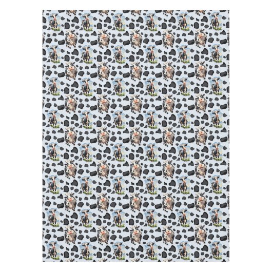 Nappe Design Motif animal de vache (Devant)