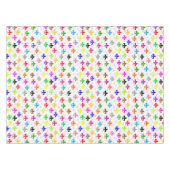 Nappe Design Motif couleur blanc Fleur de lis (Devant (Horizontal))