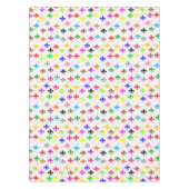 Nappe Design Motif couleur blanc Fleur de lis (Devant)