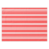 Nappe Design Motif de bandes verticales blanc rouge (Devant (Horizontal))