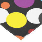 Nappe Design Motif de surface Pois couleur noir (Angle)