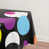 Nappe Design Motif de surface Pois couleur noir (In Situ)