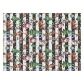 Nappe Design Motif décoratif des rayures de Noël (Devant (Horizontal))