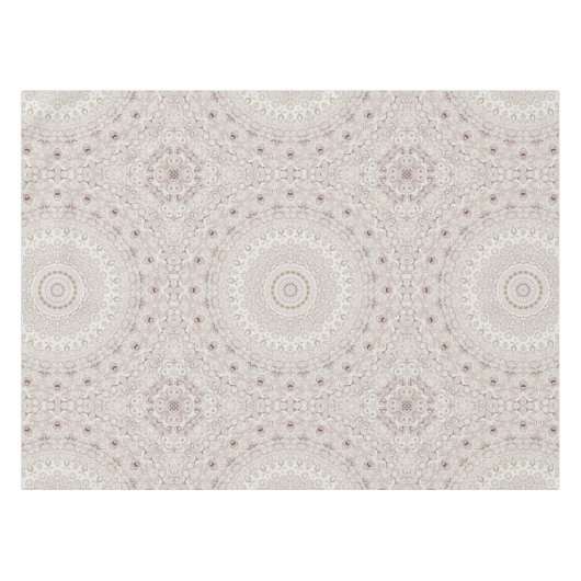 Nappe Design Motif en mandala beige et taupe (Devant (Horizontal))