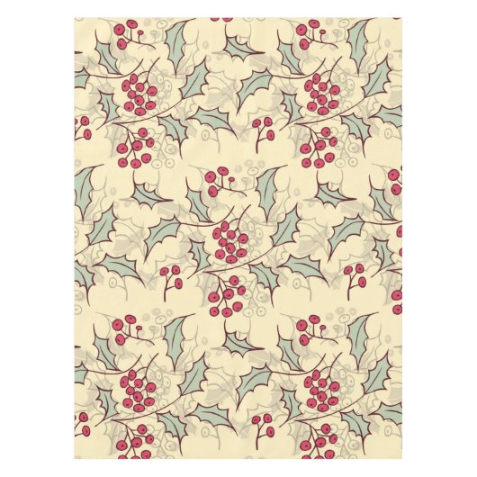 Nappe Design motif Holly berry (Devant)