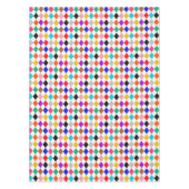 Nappe Design Motif multicolore Harlequin Diamonds (Devant)