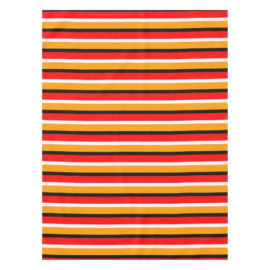 Nappe Design Motif Red Orange (Devant)