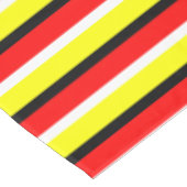 Nappe Design Motif Red Yellow Stripes (Angle)