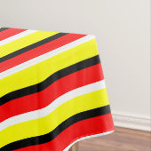 Nappe Design Motif Red Yellow Stripes (In Situ)