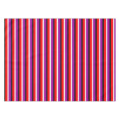Nappe Design Motif rouge violet rayures (Devant (Horizontal))