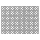 Nappe Design Pois blanc gris cendré (Devant (Horizontal))