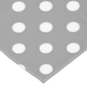Nappe Design Pois blanc gris cendré (Angle)