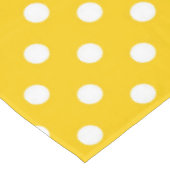 Nappe Design Pois blanc jaune (Angle)