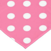 Nappe Design Pois rose blanc (Angle)