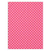 Nappe Design Pois rouge sur rose (Devant)