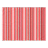 Nappe Design rayé moderne dans différentes nuances de ro (Devant (Horizontal))