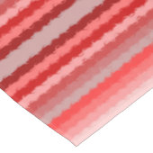 Nappe Design rayé moderne dans différentes nuances de ro (Angle)