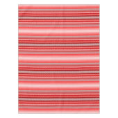 Nappe Design rayé moderne dans différentes nuances de ro (Devant)