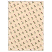 Nappe design saisonnier avec feuille de lierre et robin  (Devant)