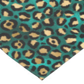 Nappe Design turquoise et Gold Leopard Series 3 (Angle)