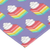 Nappe Dessert de salade rétro-arc-en-ciel de sept couche (Angle)