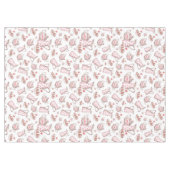 Nappe Desserts de boulangerie Aquarelle rose et blanc (Devant (Horizontal))