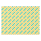 Nappe Dessin à carreaux jaune blanc vert (Devant (Horizontal))