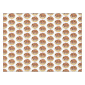 Nappe dessin animé de bagel saumon (Devant (Horizontal))