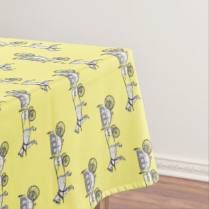 Nappe dessin animé mariage cheval & calèche