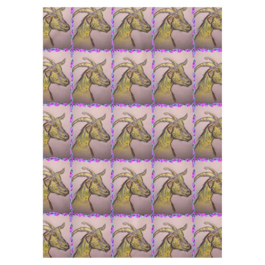 Nappe dessin de chèvre (Devant)