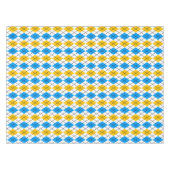 Nappe Dessin de diamant Argyle bleu jaune blanc (Devant (Horizontal))