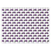 Nappe Dessin de moto de sport violet (Devant (Horizontal))