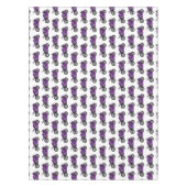 Nappe Dessin de moto de sport violet (Devant)