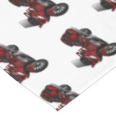 Nappe Dessin de moto de tourisme (Angle)